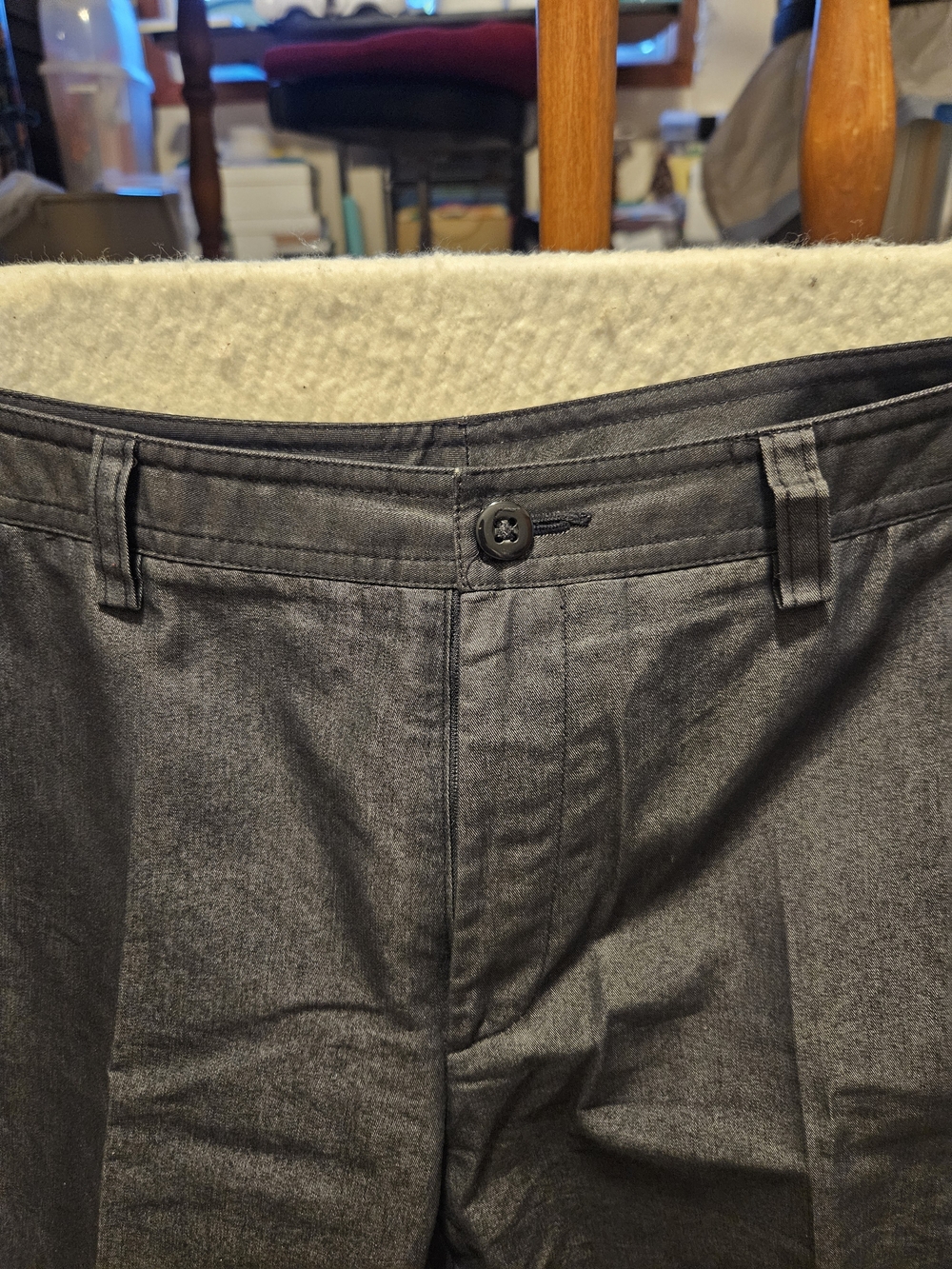 Banana Republic Women's Cropped Pants in Charcoal